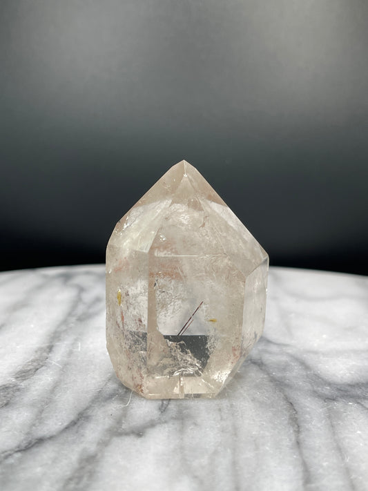 Rutile In Quartz With Phantoms
