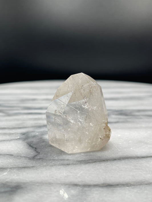 Rutile In Clear Quartz Raw Point