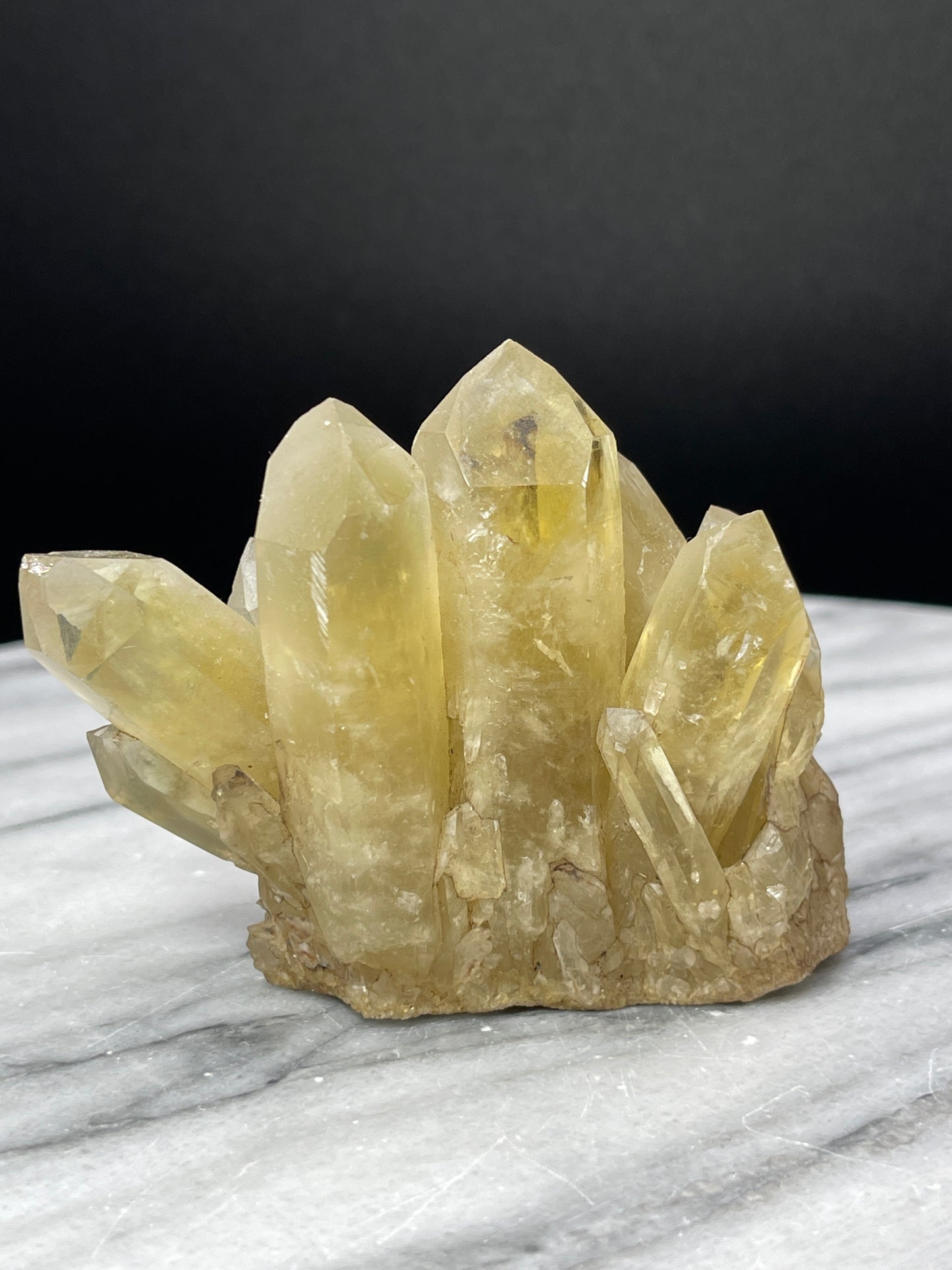 Natural Citrine Cluster // Romania
